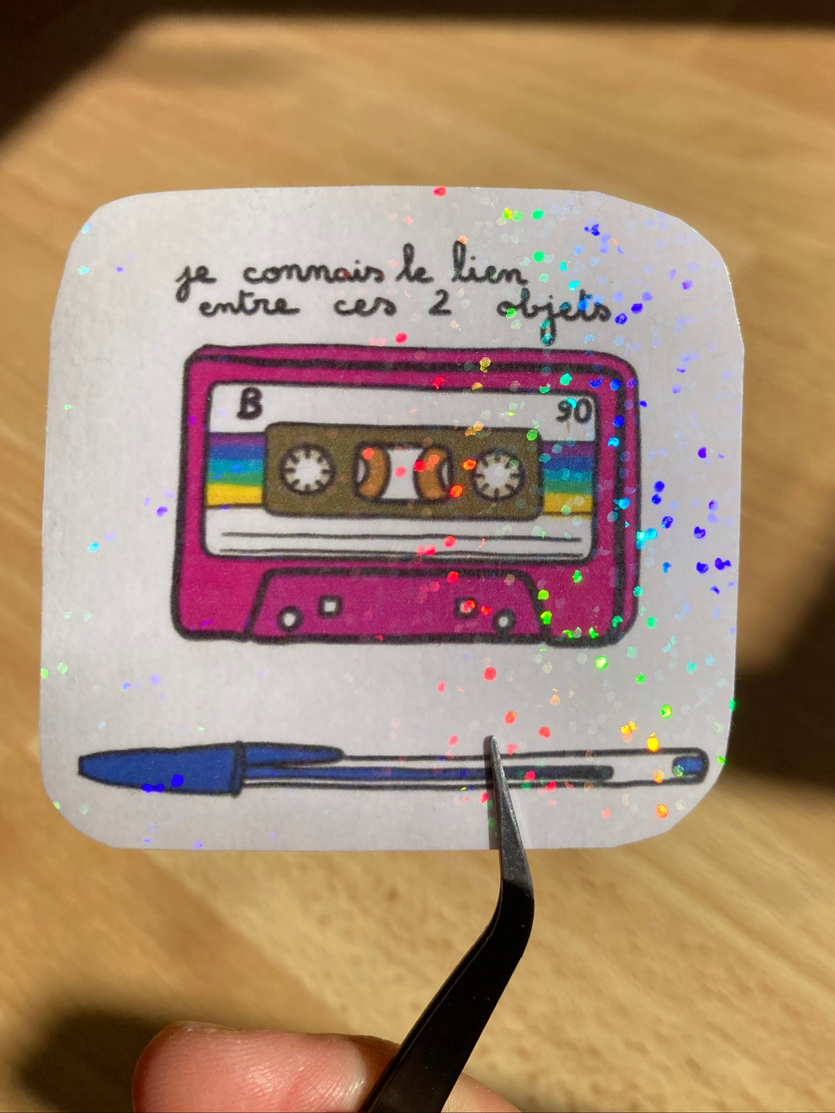 Cassette à paillettes