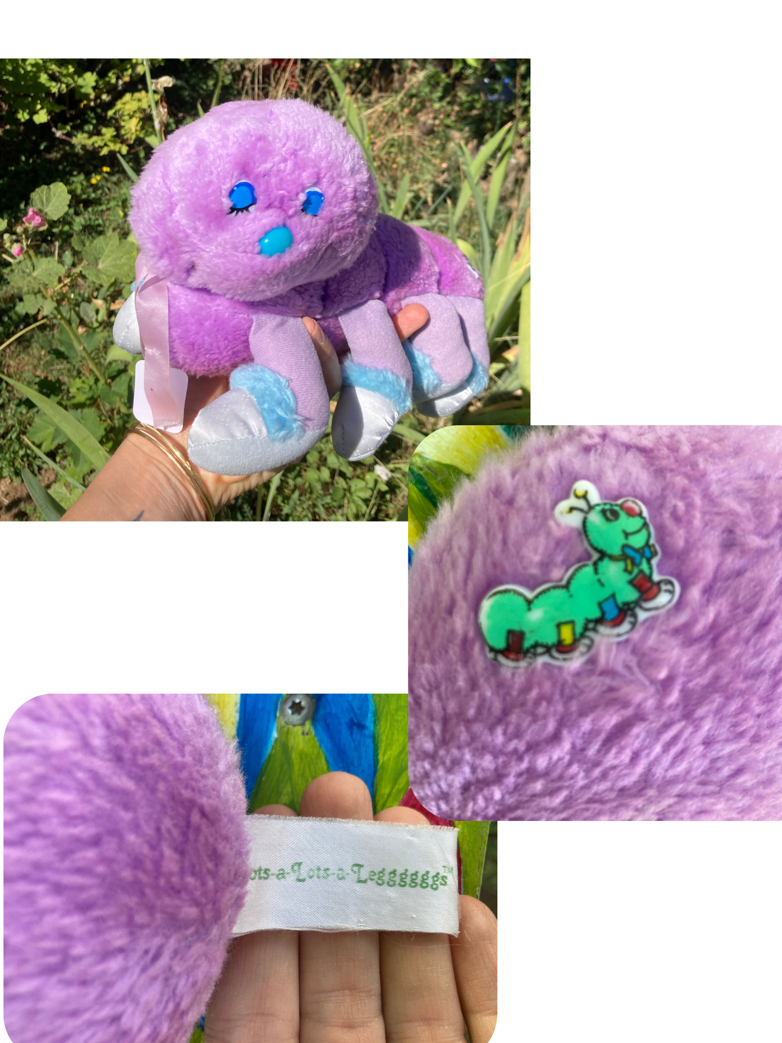 Peluche chenille vintage 1985