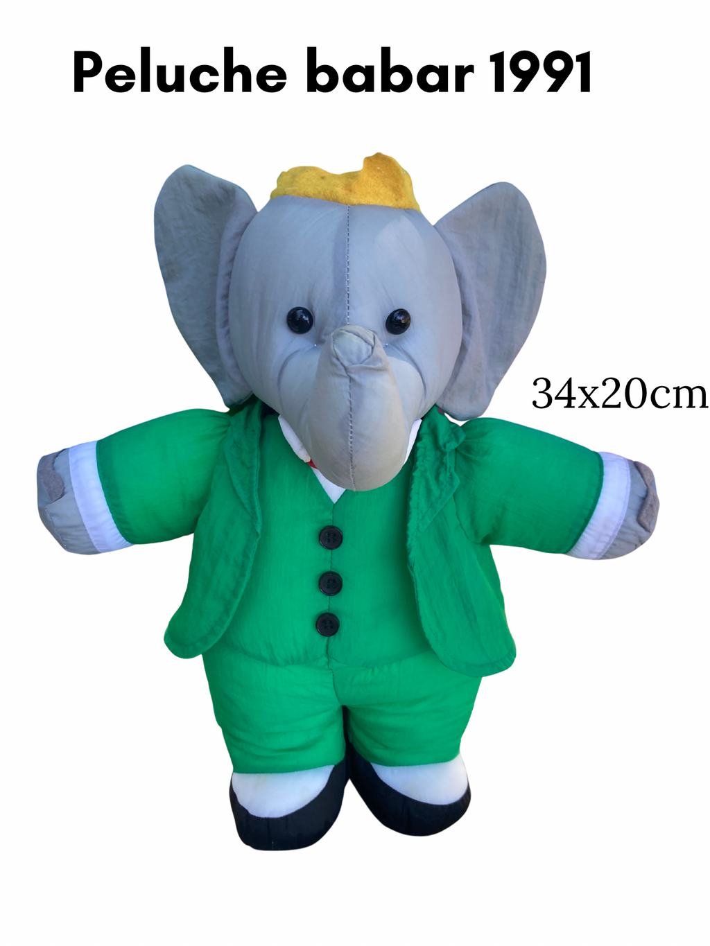 Peluche Babar vintage 1991