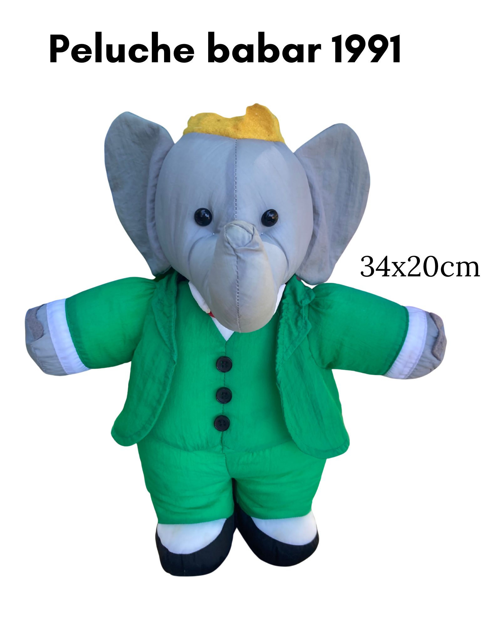 Peluche Babar vintage 1991