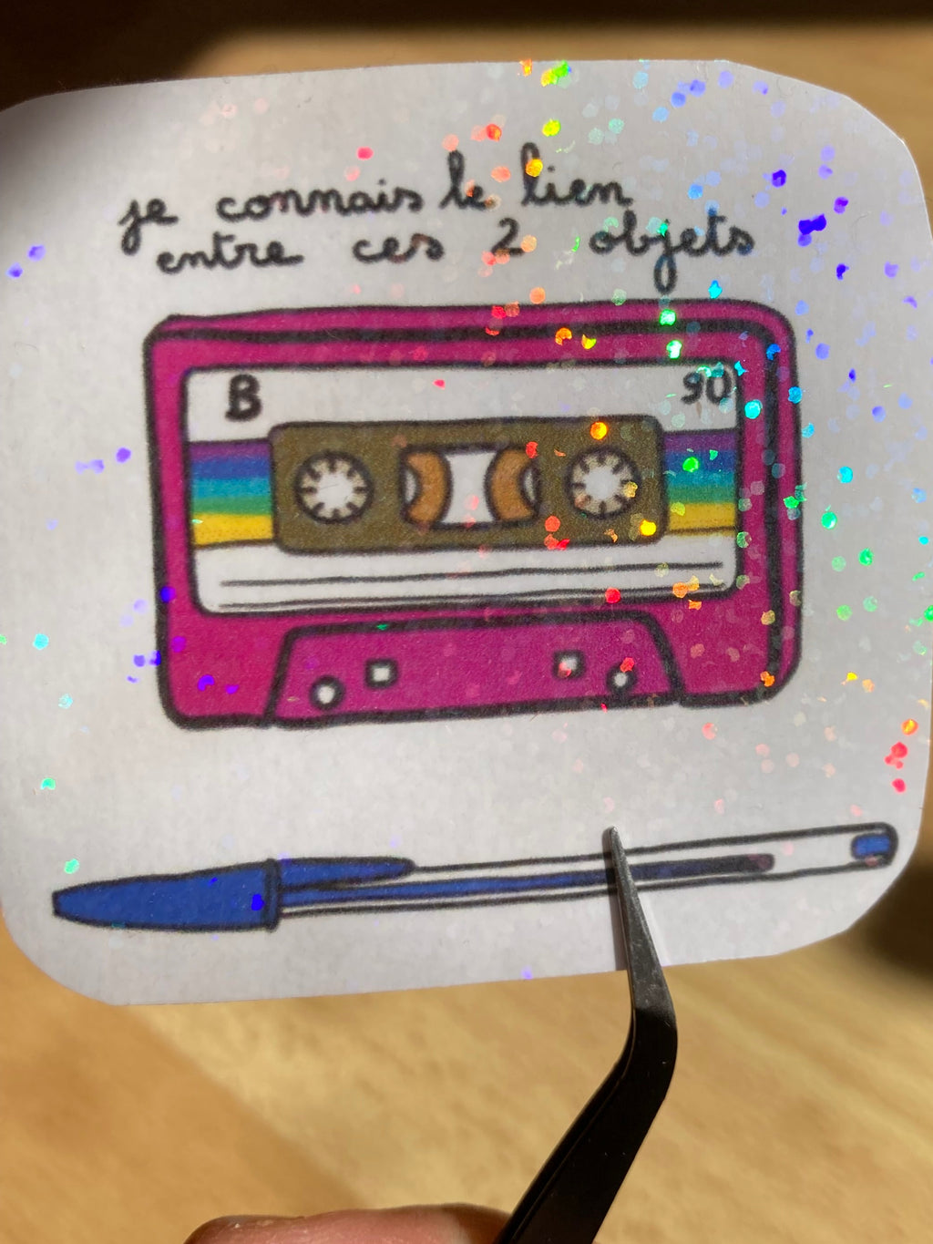 Cassette à paillettes