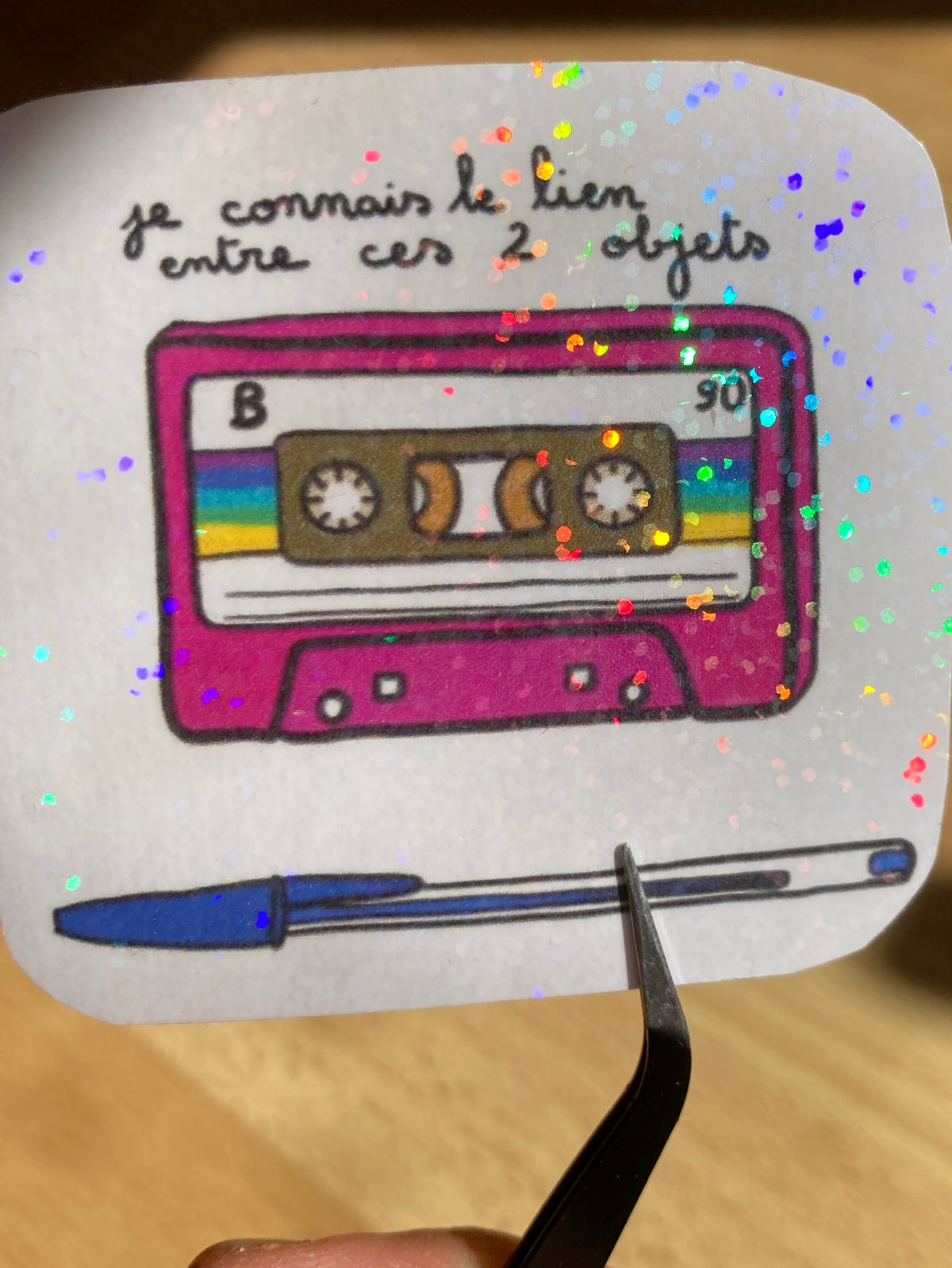 Cassette à paillettes
