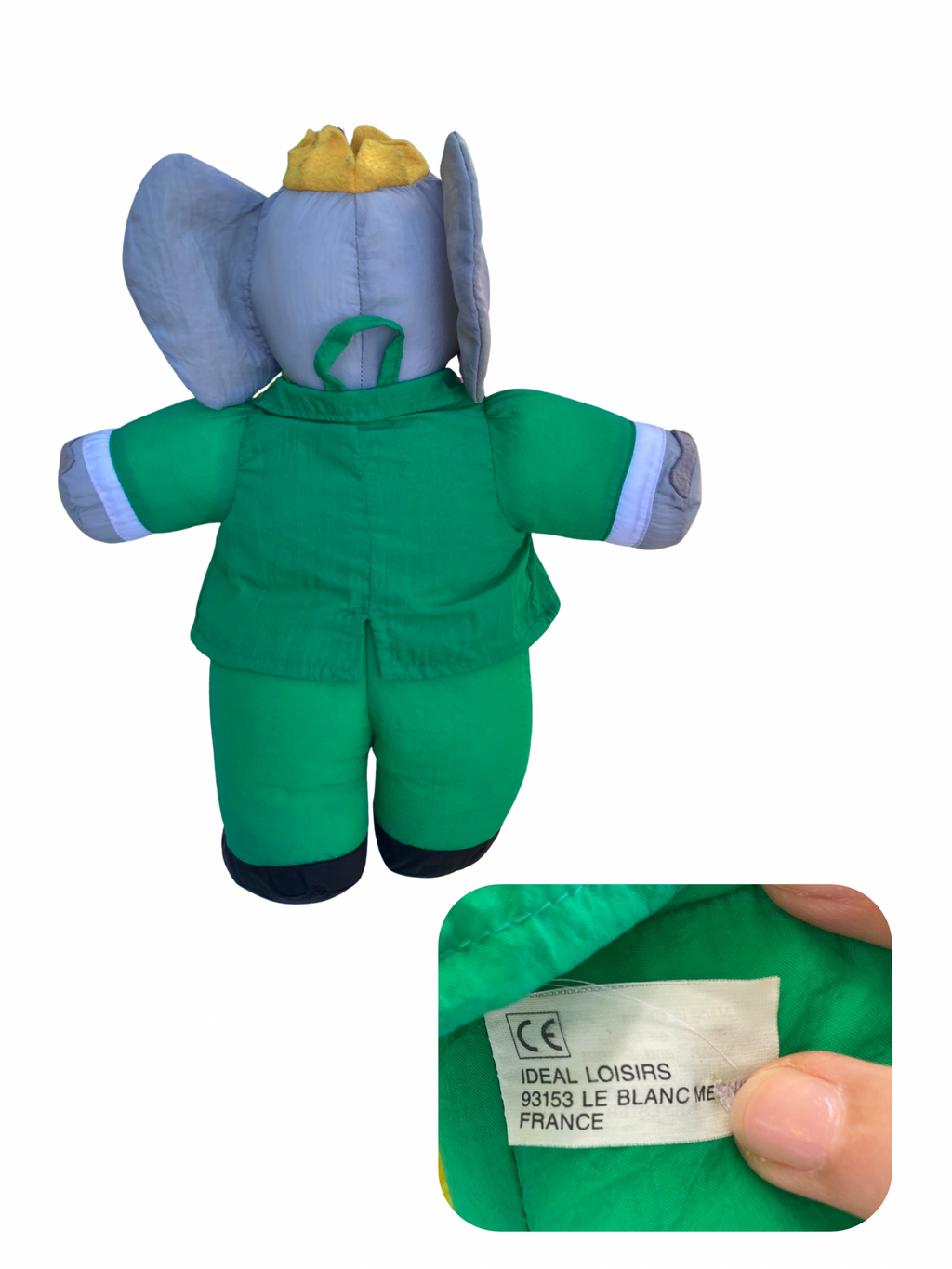 Peluche Babar vintage 1991