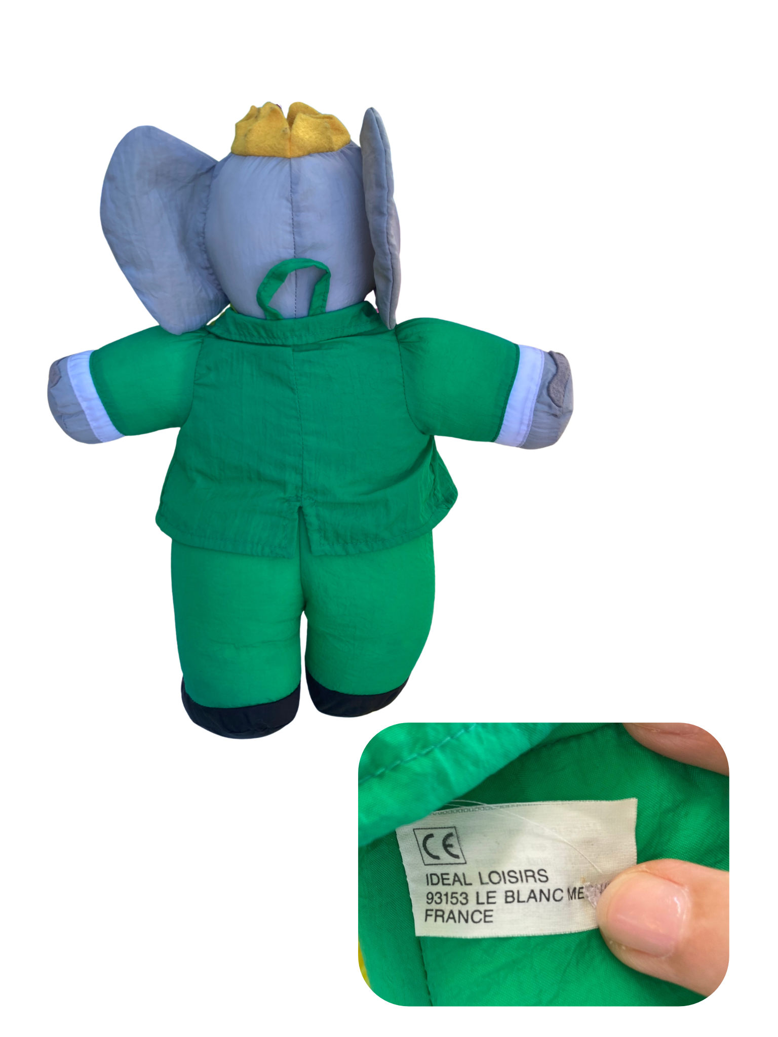 Peluche Babar vintage 1991