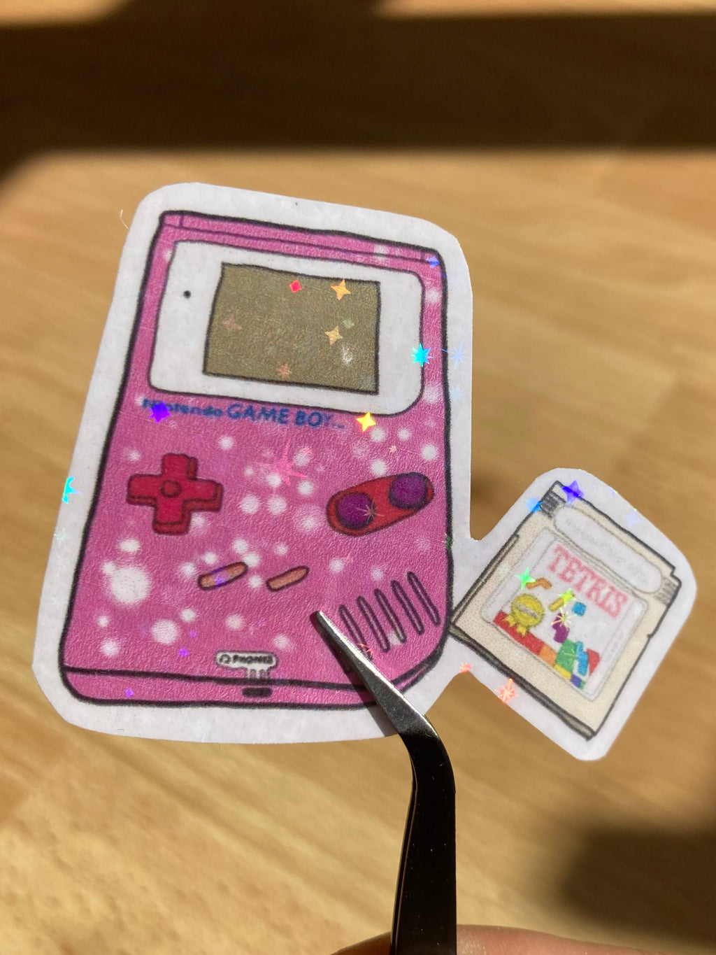 Game boy à paillettes