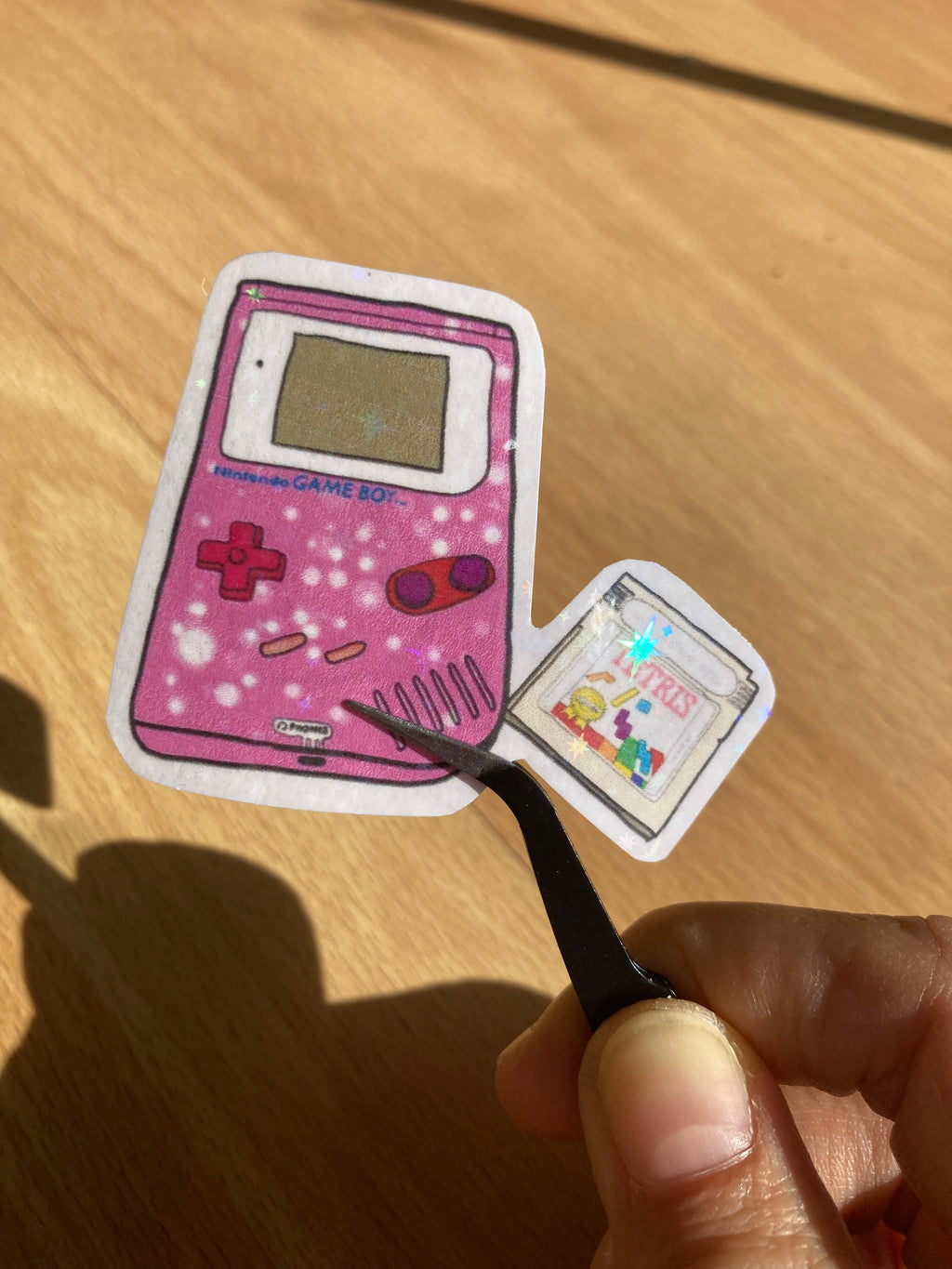 Game boy à paillettes