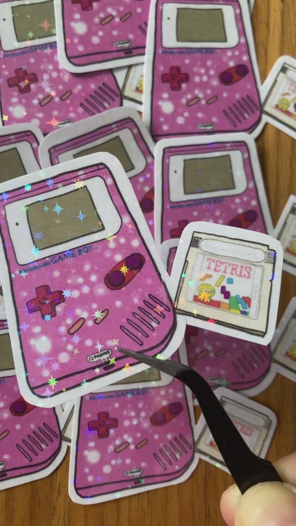 Game boy à paillettes