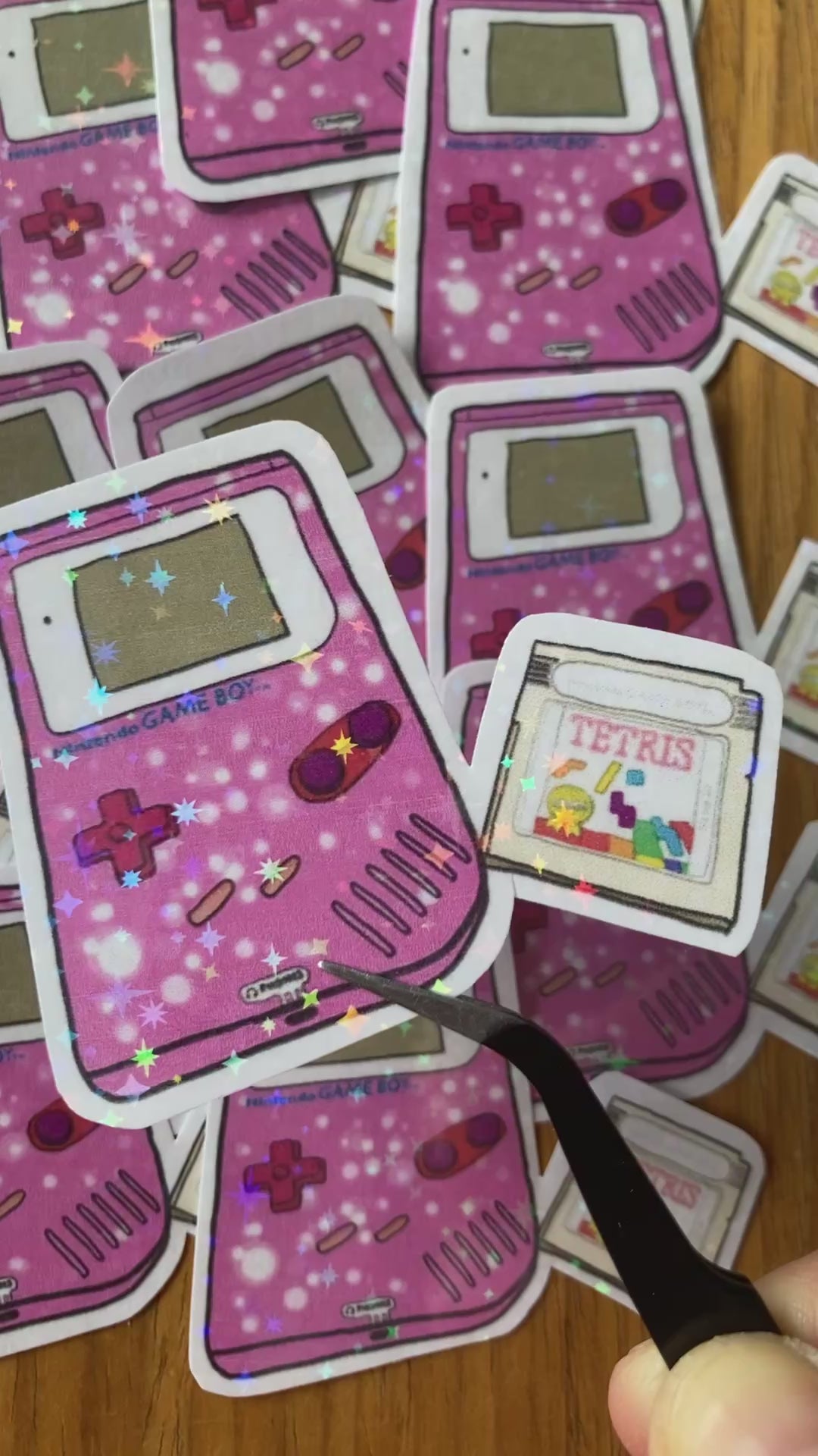 Game boy à paillettes